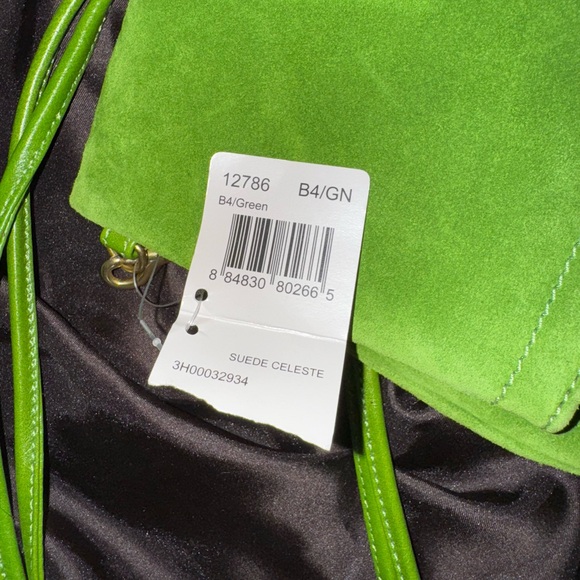 Coach Green Suede Shoulder Bag - Picture 12 of 13